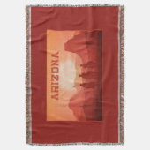 Arizona Sunset-Wurfdecke Decke (Vorderseite Vertikal)
