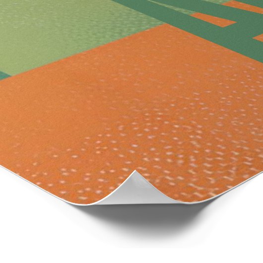 Arizona Sunset - Wüstenlandschaft Poster (Ecke)