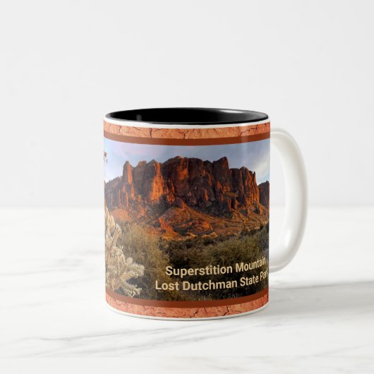Arizona Superstition Zweifarbige Tasse (VorderseiteRechts)
