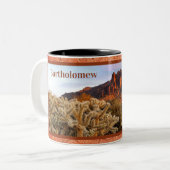 Arizona Superstition Zweifarbige Tasse (Vorderseite Links)