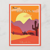 Arizona-Tal der Sonne Postkarte (Vorderseite)