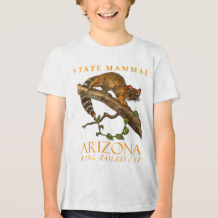 Arizona-Territorium Säugetier Der Ringelschwanzkat Tri-Blend Shirt