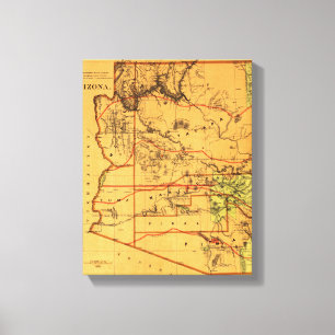 Arizona TerritoryPanoramic MapArizona Leinwanddruck
