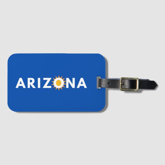 Arizona Text Gepäckanhänger (Vorderseite (Horizontal))