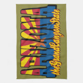 Arizona the Grand Canyon State Geschirrtuch (Vertikal)