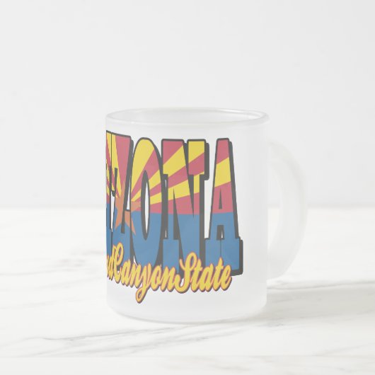 Arizona the Grand Canyon State Mattglastasse (VorderseiteRechts)