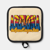 Arizona the Grand Canyon State Topflappen (Vorderseite)