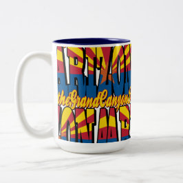 Arizona the Grand Canyon State Zweifarbige Tasse