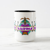 Arizona Thunderbird Shield Zweifarbige Tasse (Mittel)