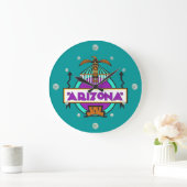 Arizona Totem Wall Clock Große Wanduhr (Zuhause)