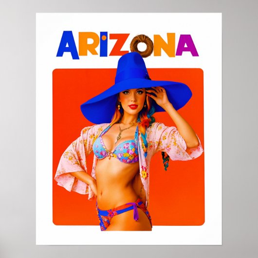 Arizona Travel Poster (Vorne)