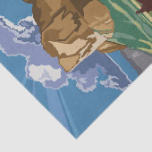 Arizona Travel Poster Dekoupage Tissue Paper Seidenpapier (Ausschnitt)