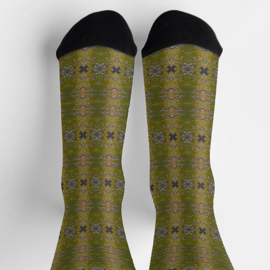 Arizona Tree Bark Patterned Socken (Oben)