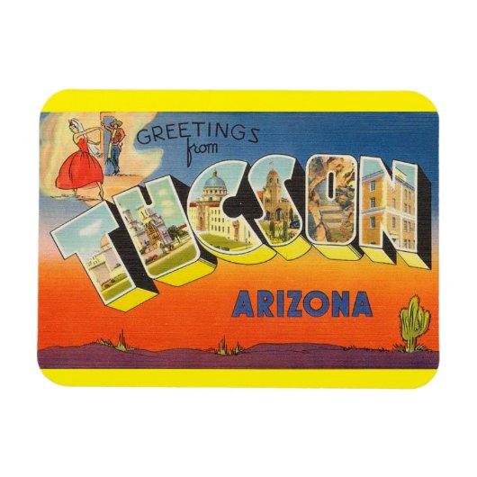 Arizona, Tucson Magnet (Horizontal)