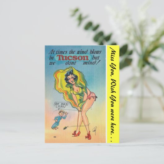 Arizona, Tucson Postkarte (Stehend Vorderseite)