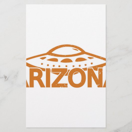 Arizona UFO Briefpapier (Vorderseite)