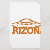 Arizona UFO Briefpapier (Vorne/Hinten)