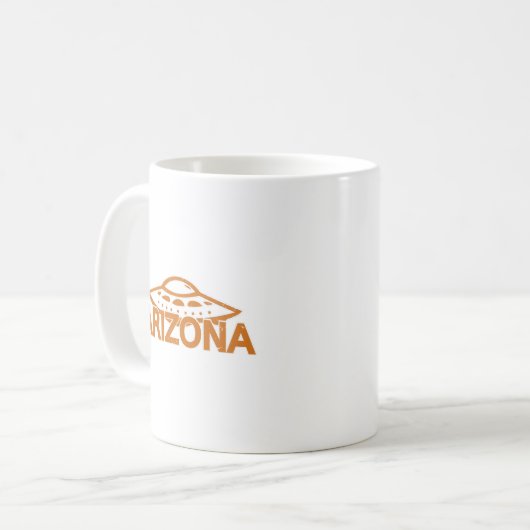 Arizona UFO Kaffeetasse (Vorderseite Links)