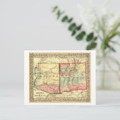 Arizona und New MexicoPanoramakarte Postkarte (Stehend Vorderseite)