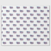 Arizona US Flagge Staat Geschenkpapier (Flach)