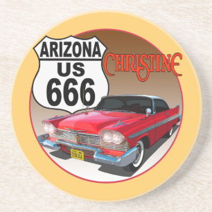 Arizona US Route 666 - Christine Sandstein Untersetzer