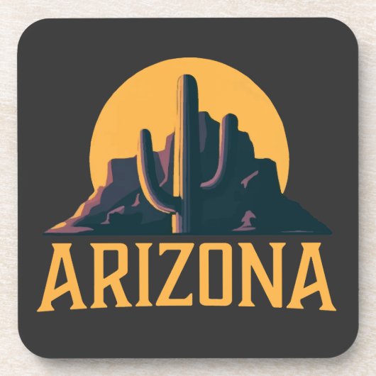 Arizona USA Getränkeuntersetzer (Vorderseite)
