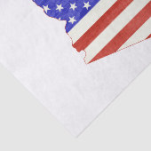 Arizona USA Silhouette Staat Karte Seidenpapier (Ausschnitt)