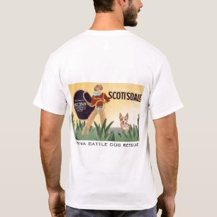 Arizona-Vieh-Hunderettung - alte Stadt Scottsdale T-Shirt