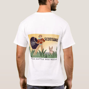 Arizona-Vieh-Hunderettung - alte Stadt Scottsdale T-Shirt