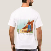 Arizona-Vieh-Hunderettung - Fahnenmast T-Shirt (Rückseite)