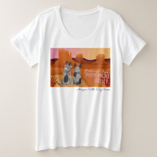 Arizona-Vieh-Hunderettung - Monument-Tal Große Größe T-Shirt