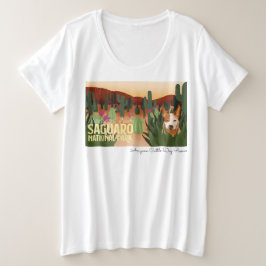 Arizona-Vieh-Hunderettung - Saguaro-Nationalpark Große Größe T-Shirt