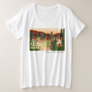 Arizona-Vieh-Hunderettung - Saguaro-Nationalpark Große Größe T-Shirt