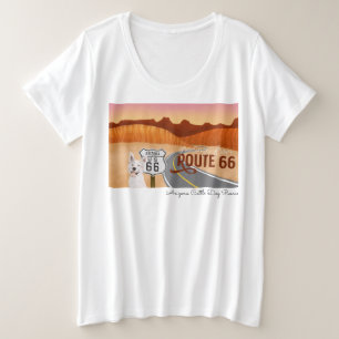 Arizona-Vieh-Hunderettung - Weg 66 Große Größe T-Shirt