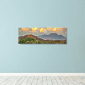 Arizona Vier Gipfel Gebirgswelt Farbenfrohe Wolken Leinwanddruck (Insitu (Holzboden))