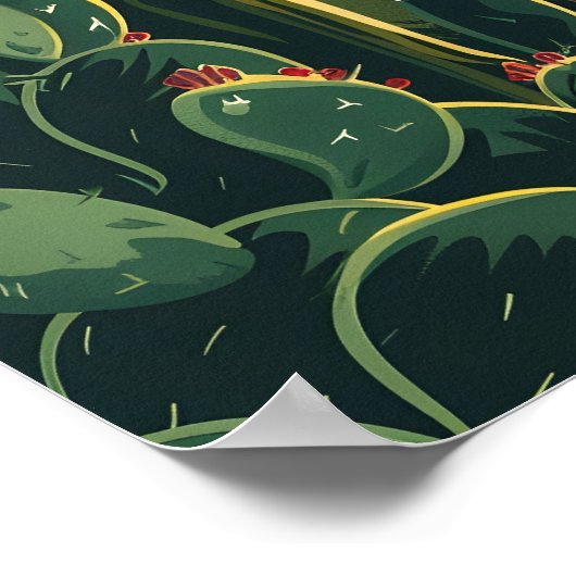 Arizona Vintag Illustration Poster (Ecke)