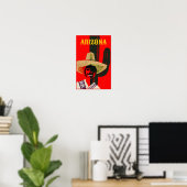 Arizona Vintag Style Travel Poster (Heimbüro)
