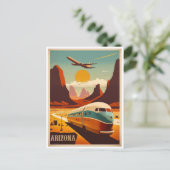 Arizona Vintage Postkarte (Stehend Vorderseite)