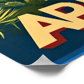 Arizona Vintage Reisedesign Poster (Ecke)