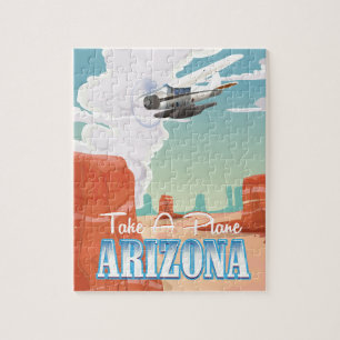 Arizona Vintage-Reiseposter Puzzle