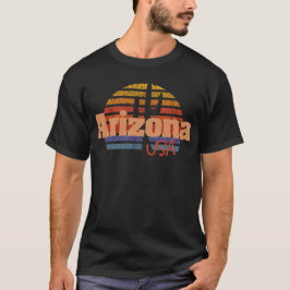 Arizona Vintage sonnenbedrückte Streifen T-Shirt