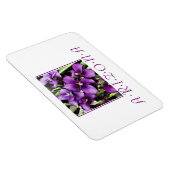 Arizona violette Blumen Magnet (Rechte Seite)