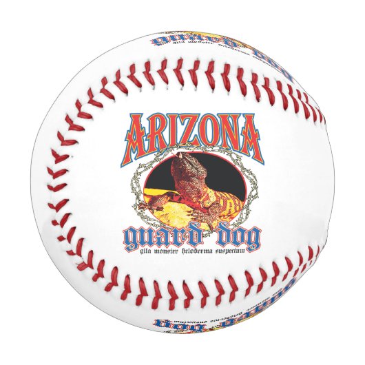 Arizona Wachhund-Echse Baseball (Vorderseite Links)