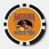 Arizona Wachhund-Echse Pokerchips (Vorderseite)