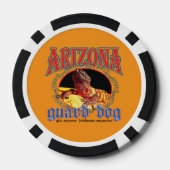 Arizona Wachhund-Echse Pokerchips (Rückseite)