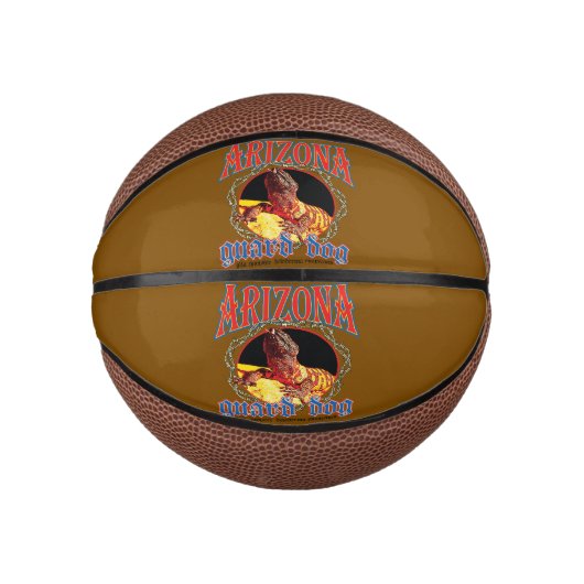 Arizona Wachhund Eidechse Mini Basketball (Vorderseite)