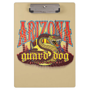 Arizona Wachhund Schlange Klemmbrett