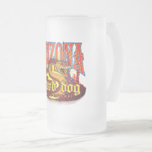 Arizona Wachhundschlange mit Sangria-Filter Mattglas Bierglas