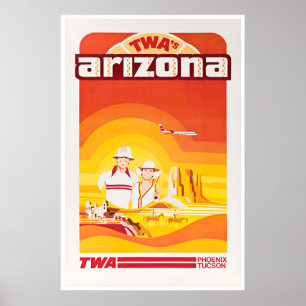 Arizona Wandkunst Reiseplakat Amerika Druck Heim Poster