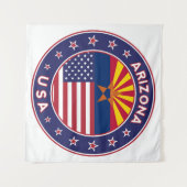 Arizona Wandteppich (Vorderseite (Horizontal))